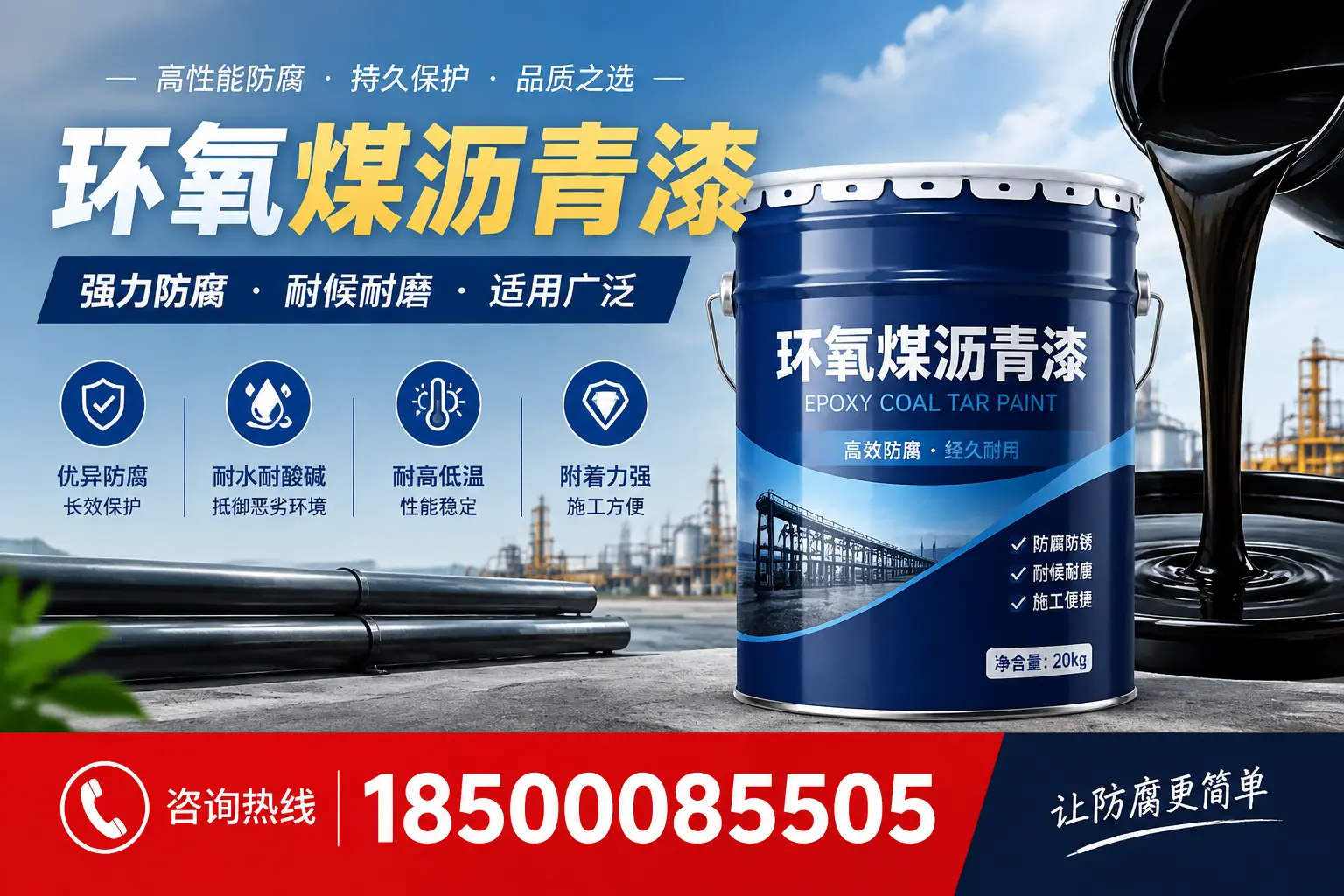 环氧煤沥青漆在不同气候条件下的表现分析，连云港适用性